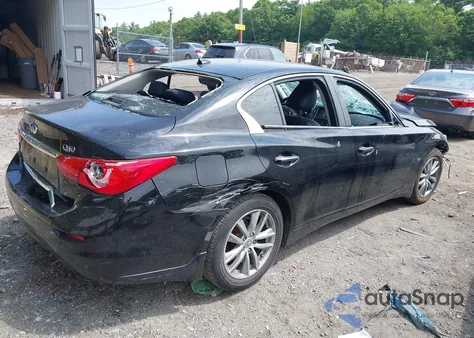 2014 Infiniti Q50 from USA, damaged, VIN JN1BV7AR0EM692893